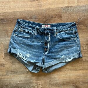 Free people denim shorts-we the free